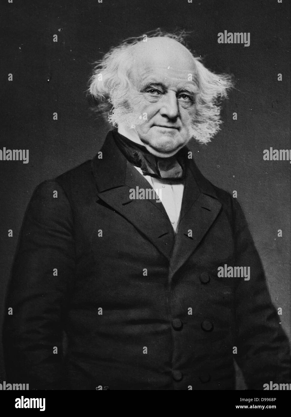 Martin Van Buren (December 5, 1782 – July 24, 1862) was the eighth President of the United States, serving from 1837 to 1841. Before his presidency, he was the eighth Vice President (1833–1837) and the 10th Secretary of State under Andrew Jackson (1829–1831). Stock Photo