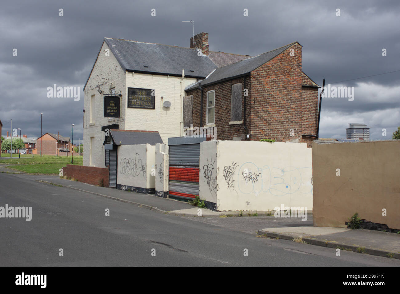 The Rovers Return A closed down derelict old pub in Hendon