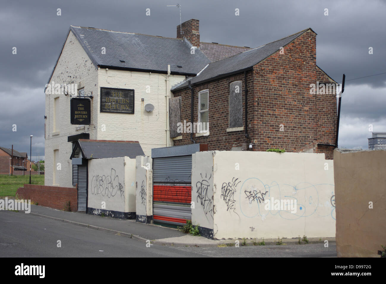 The Rovers Return, A closed down derelict old pub in Hendon Sunderland