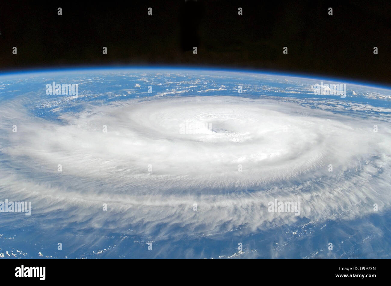 Satellite image of Hurricane-Gordon-Atlantic-Ocean Stock Photo