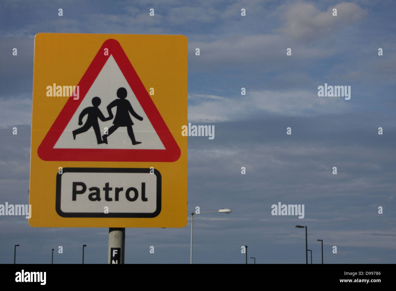 Pedestrians Children Crossing Sign Symbol - Triangle Shape, SKU: K