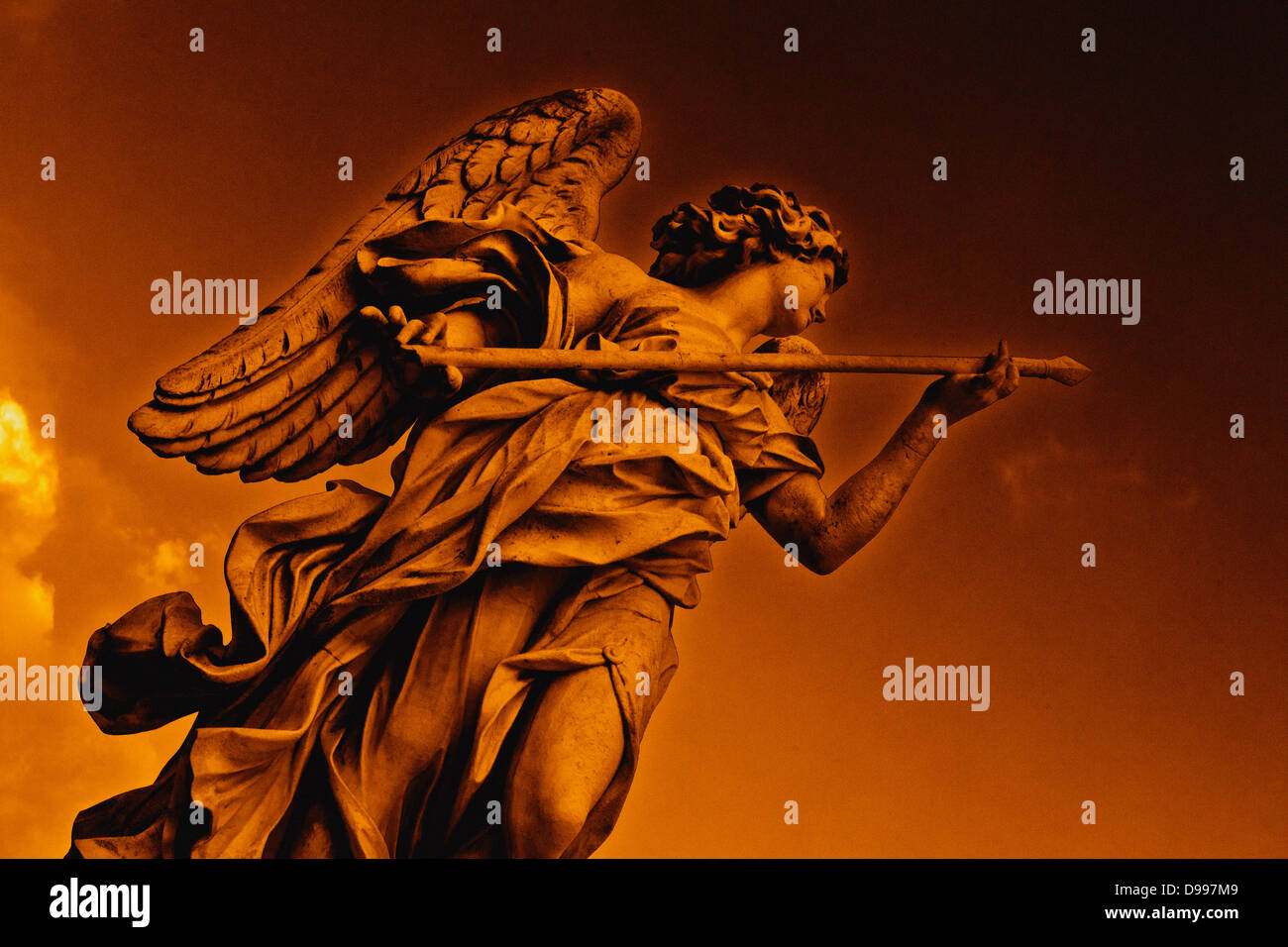 Angel lance rome bernini hi-res stock photography and images - Alamy