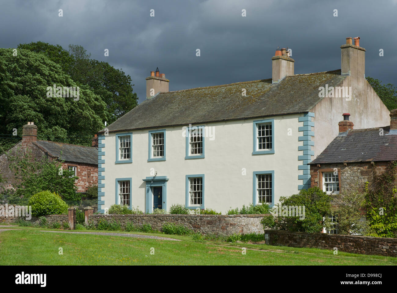 Traditional houses in the village of Milburn, Eden Valley, Cumbria