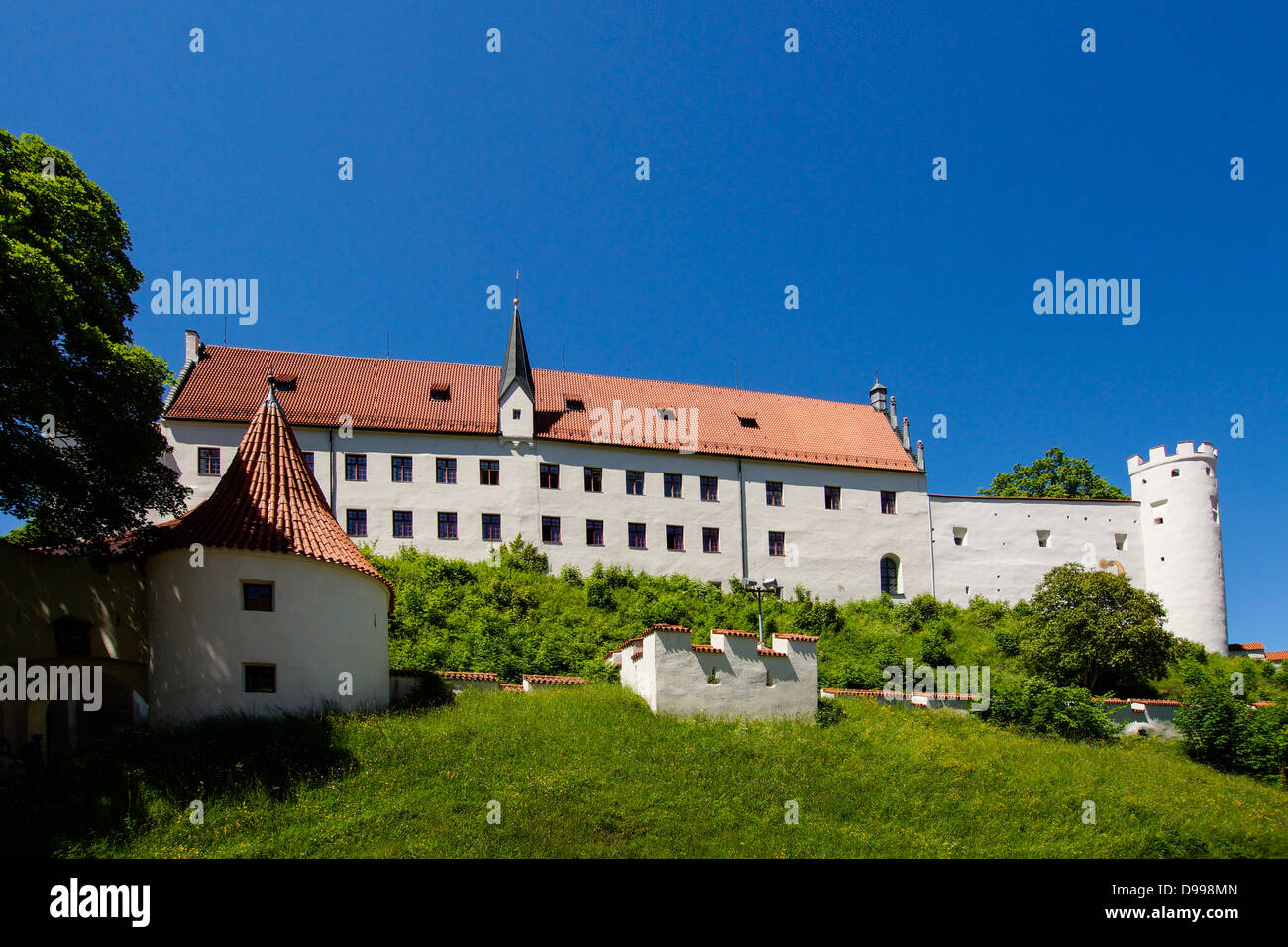 High Palace Hohes Schloss Fussen Bavaria Bayern Germany Stock Photo