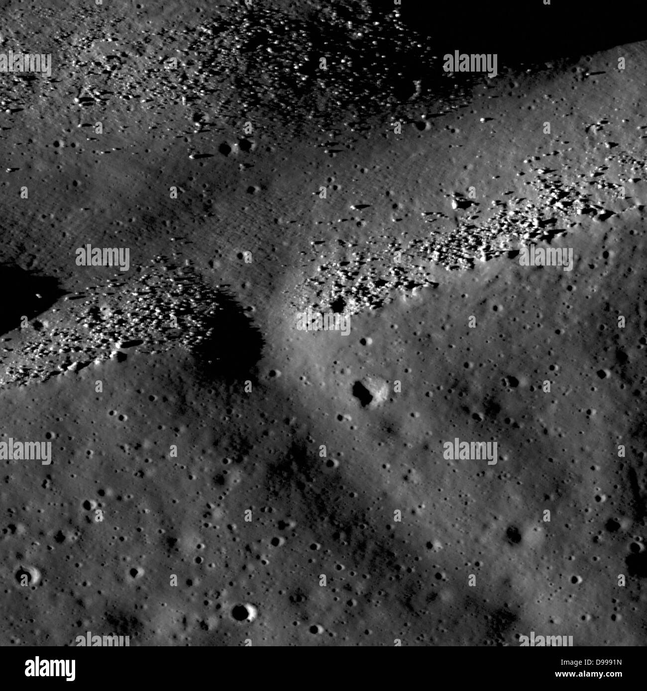 Rima calippus in northwest mare serenitatis hi-res stock photography ...