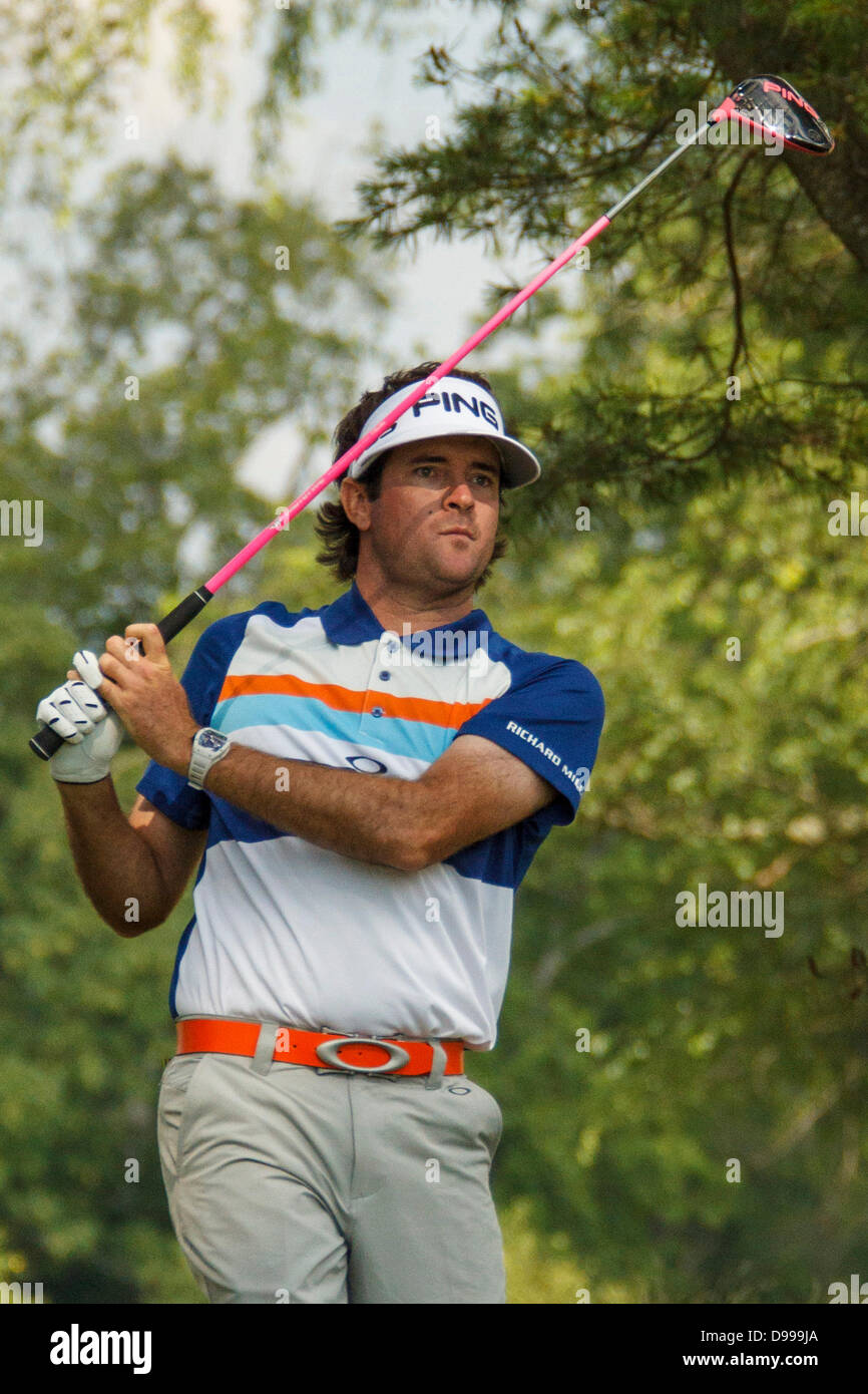 Ardmore, Pennsylvania, USA. 14th June 2013. Bubba Watson, of the United