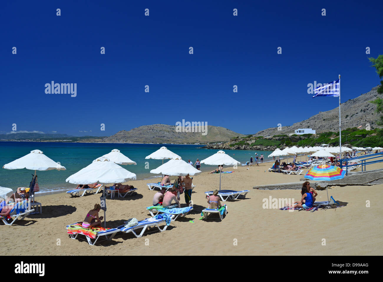 Fefkos Pefkos beach rhodes greece hi-res stock photography and images - Alamy