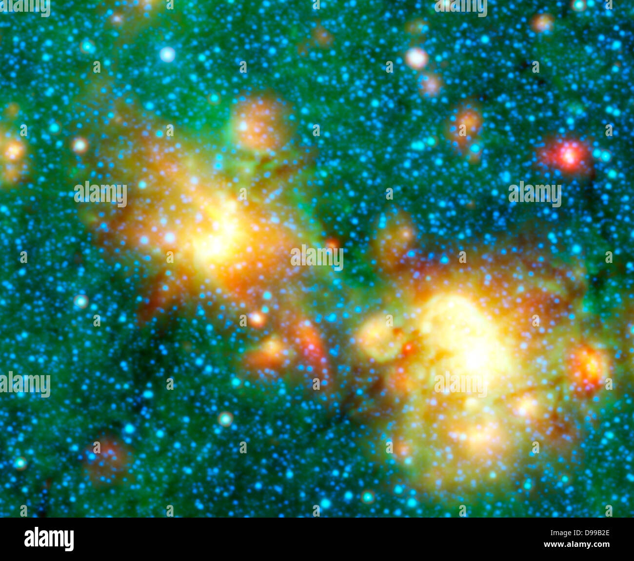 In an infrared image from NASA's WISE there are some clouds that are so cool and thick that even