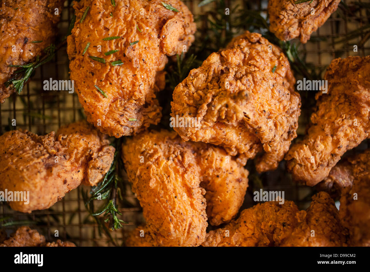 golden fried chick hot out of the fryer fresh fried chicken chicken
