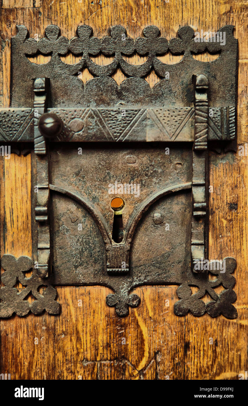 Old Ornate Keyhole Plate Stock Photo - Alamy