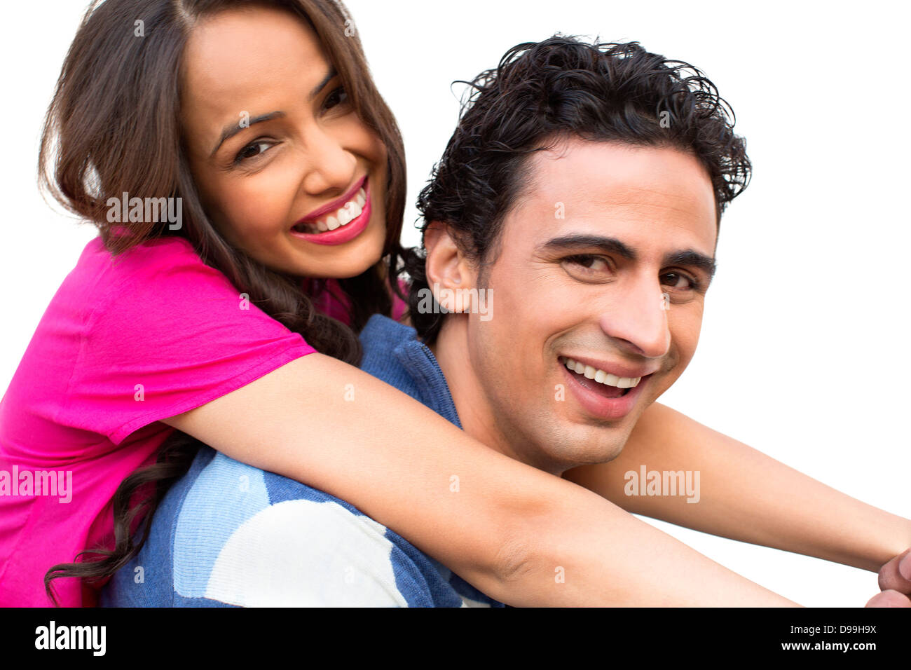 Portrait of a smiling couple in love Stock Photo