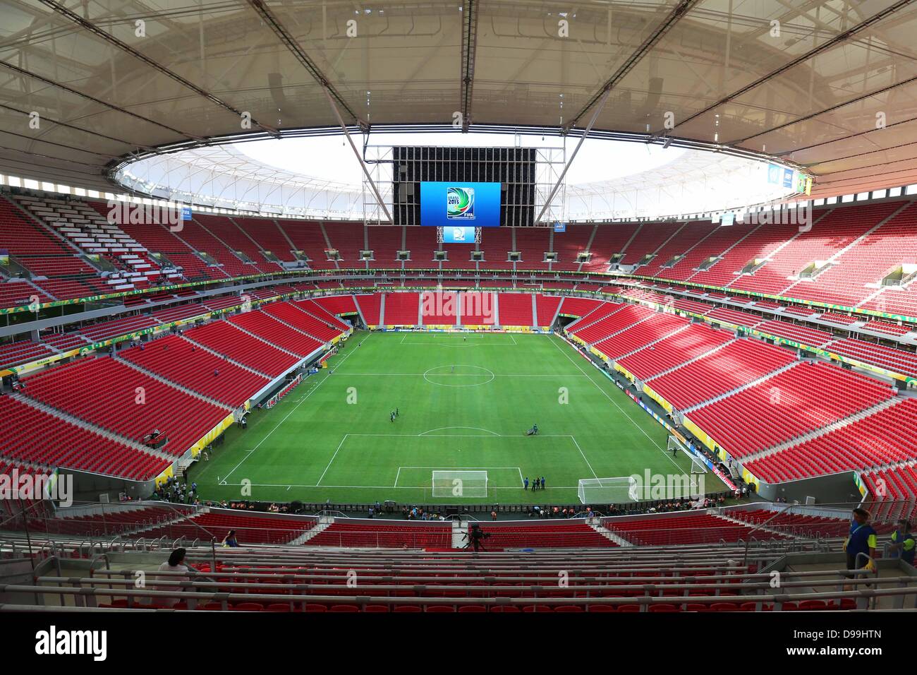General view of Estadio Nacional,  June 14, 2013 - Football / Soccer :  FIFA Confederations Cup Brazil 2013  at Estadio Nacional, Brasilia, Brazil.  (Photo by Daiju Kitamura/AFLO SPORT) [1045] Stock Photo