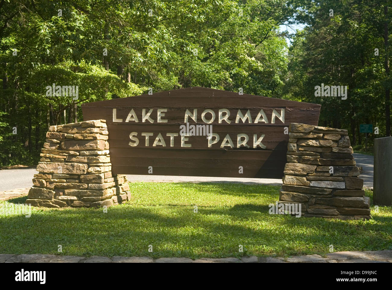 Lake Norman State Park Sign Statesville NC Stock Photo Alamy
