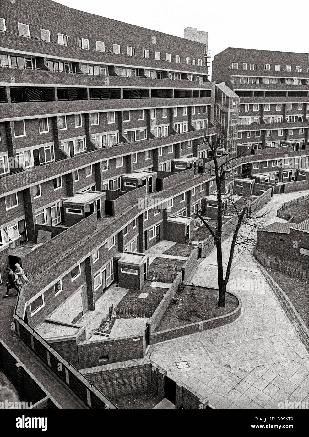 View over the rear of the newly completed Southwyck House also known as