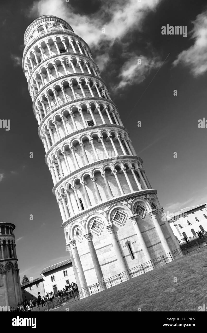 Pisa tower black and white hi-res stock photography and images - Alamy