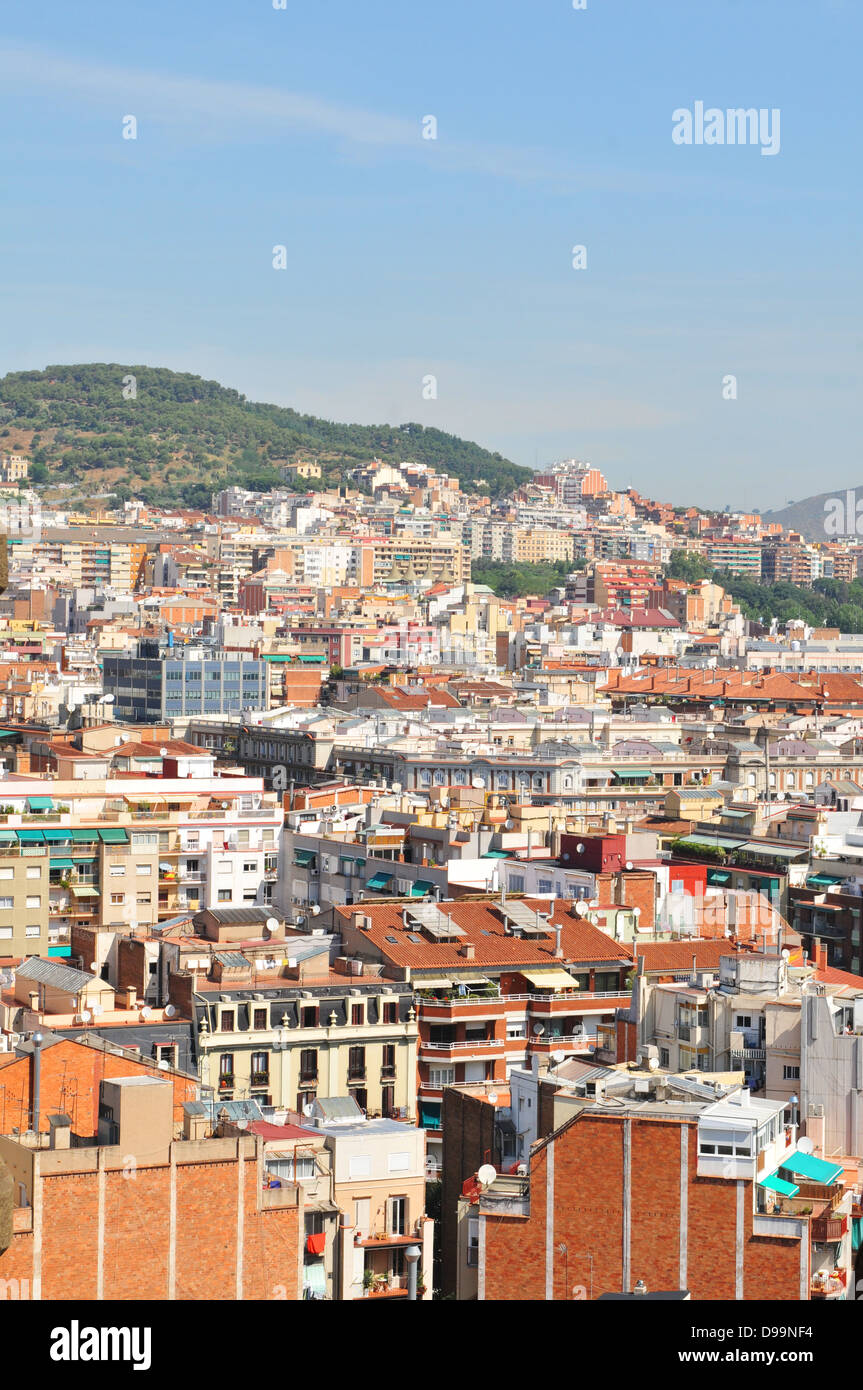 Aerial view of Barcelona, Spain Stock Photo - Alamy