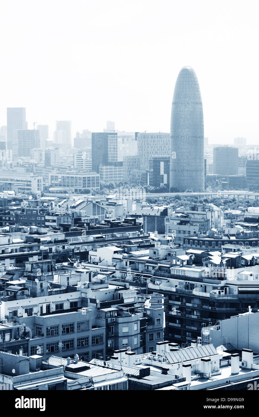 Aerial view of Barcelona, Spain Stock Photo - Alamy