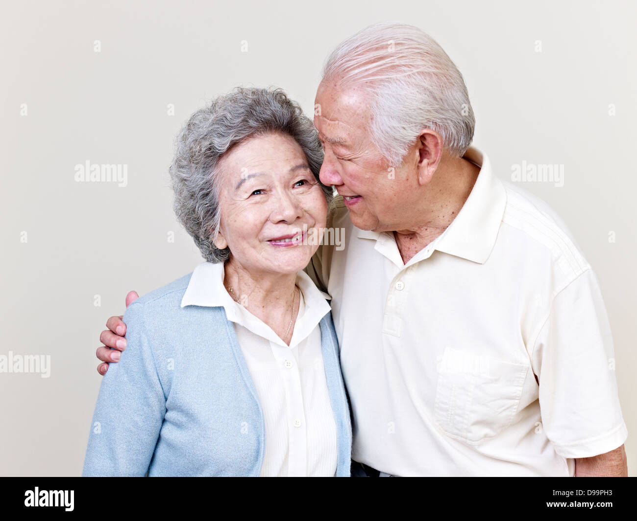 Senior Asian Couple Stock Photo