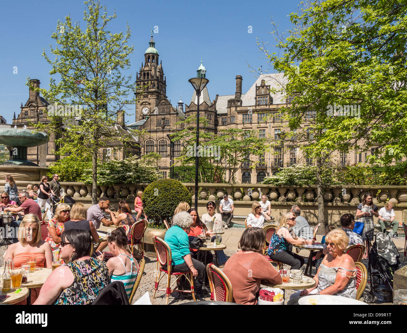 Alfresco dining in town hires stock photography and images Alamy