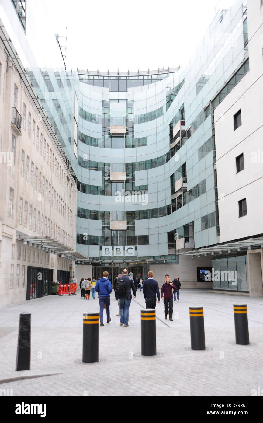 BBC Broadcasting House Portland Place London W1A 1AA Stock Photo