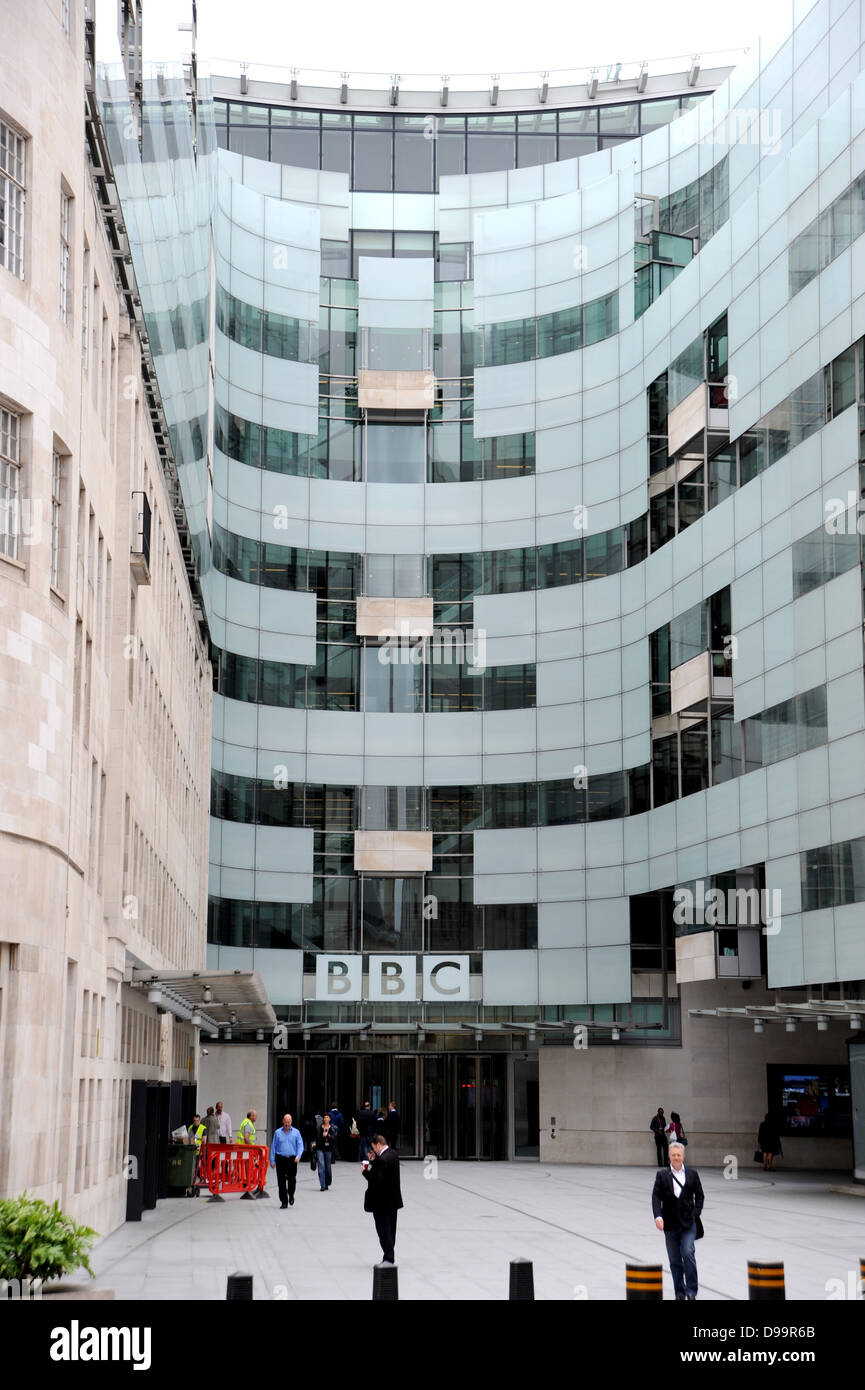 BBC Broadcasting House Portland Place London W1A 1AA Stock Photo