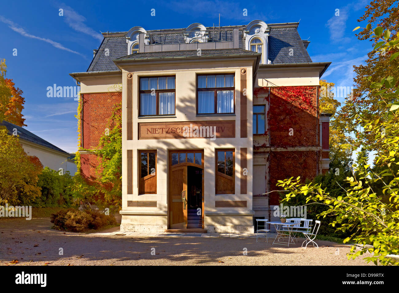Nietzsche Archive At Villa Silberblick In Weimar Thuringia