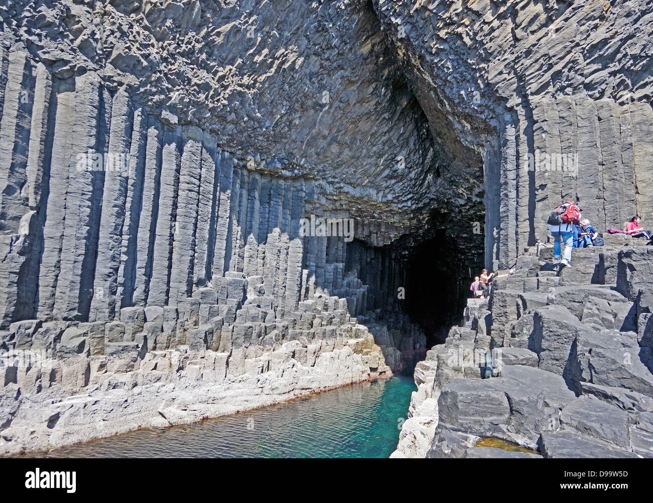 Inside fingals cave scotland uk hires stock photography and images Alamy
