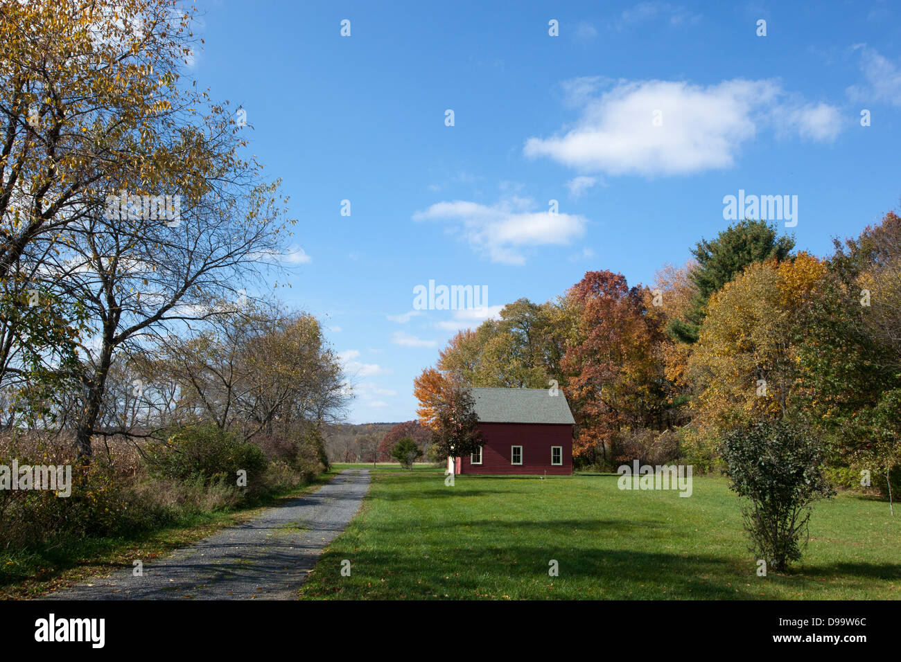 Fall foliage in upstate New York. Stock Photo