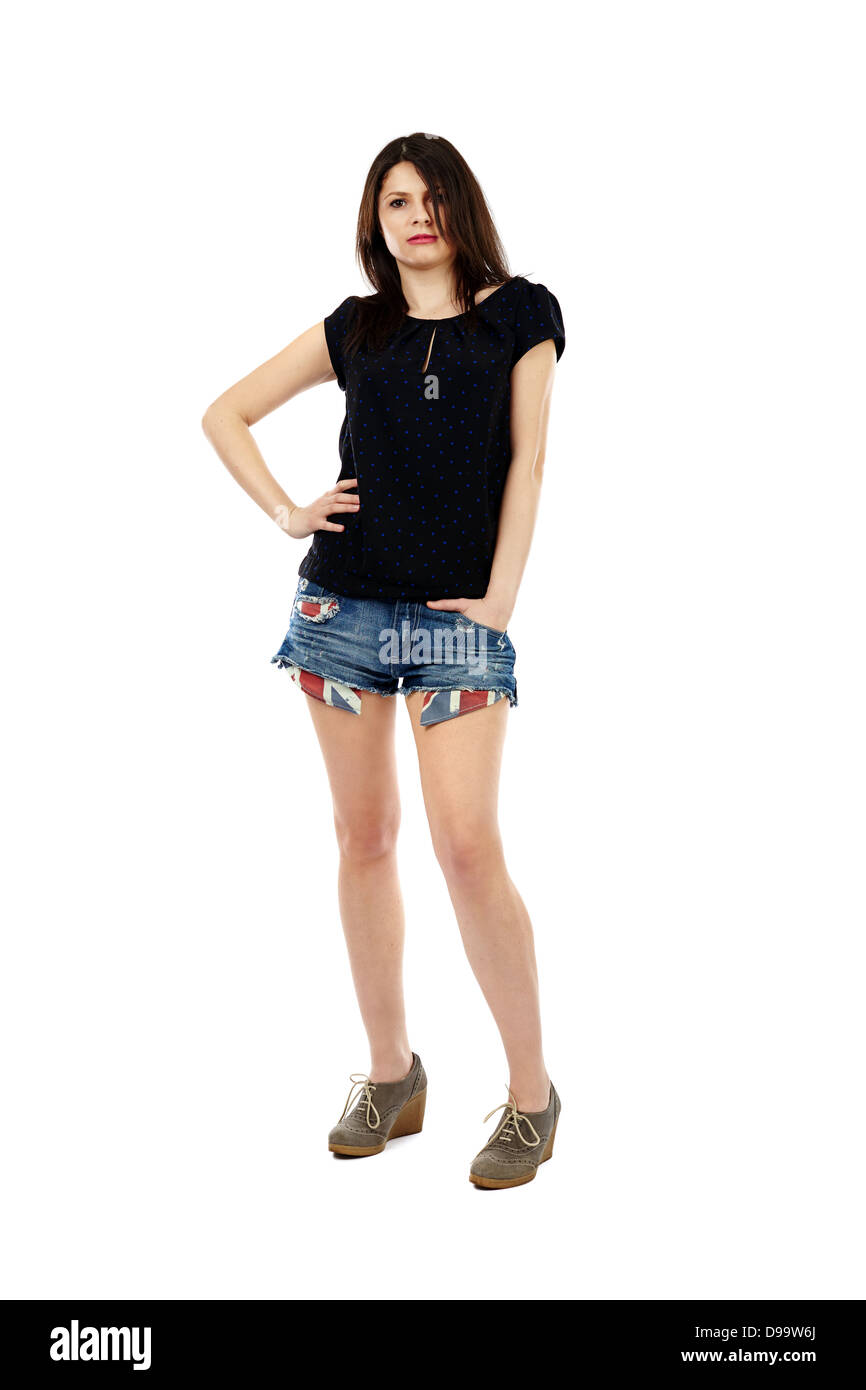 Cute shorts teen hi-res stock photography and images - Alamy