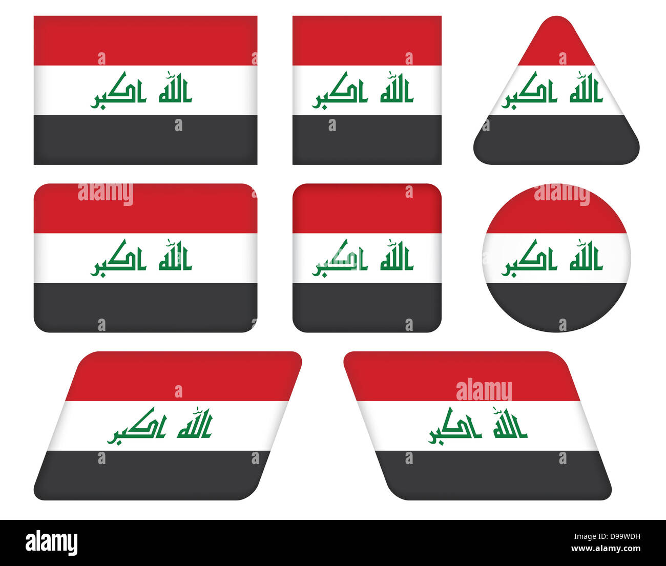 Iraq flag Cut Out Stock Images & Pictures Alamy