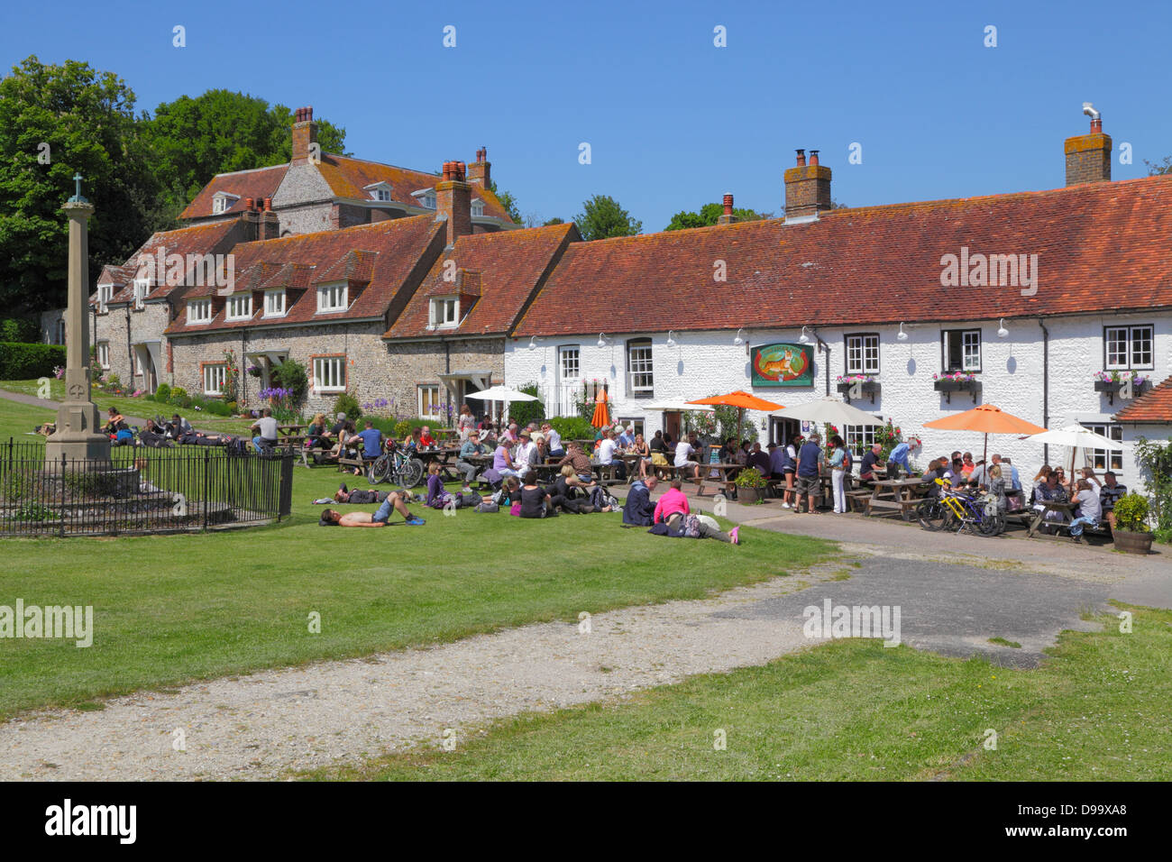 The Tiger Inn at East Dean Sussex England UK GB Stock Photo