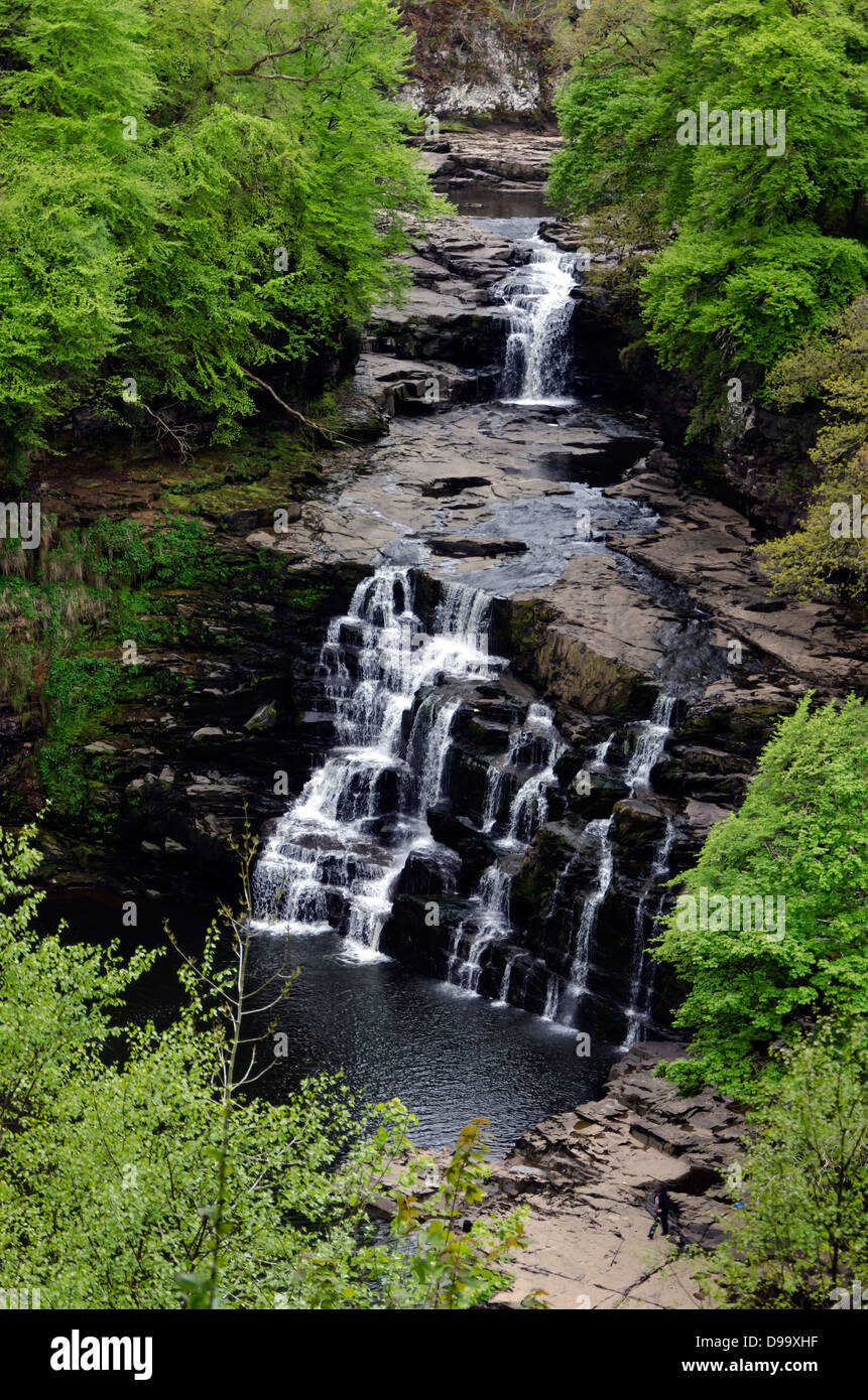 The Falls Of Clyde Near New Lanark In South Lanarkshire Scotland Stock Photo Alamy