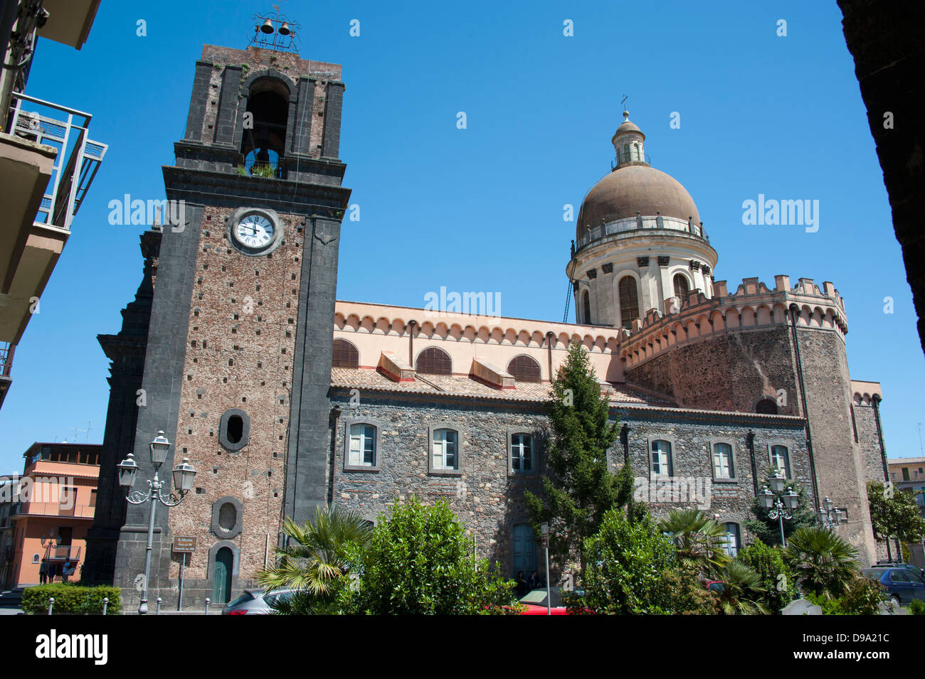 Church, San Nicola, Randazzo, province Catania, Sicily, Italy , Kirche, San Nicola, Randazzo, Provinz Catania, Sizilien, Italien Stock Photo