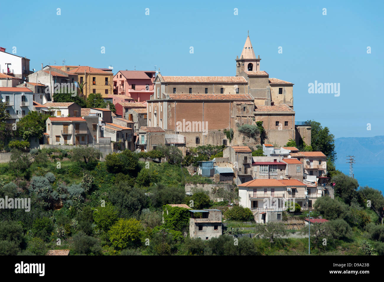 Italy, Sicily, Messina District, Mediterranean Sea, Naso, The