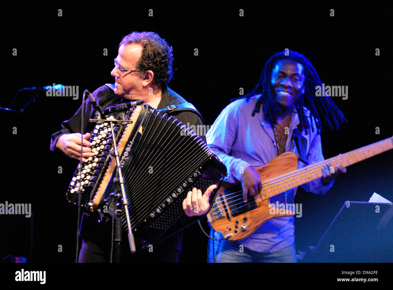 French accordionist Richard Galliano performing during Stockholm Jazz