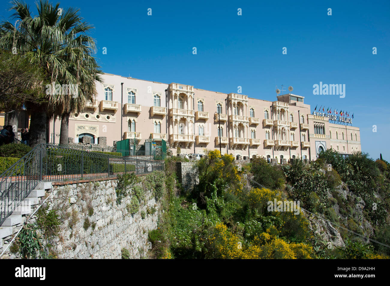 Hotel Excelsior Palace, Taormina, Sicily, Italy , Hotel Excelsior Palace, Taormina, Sizilien, Italien Stock Photo