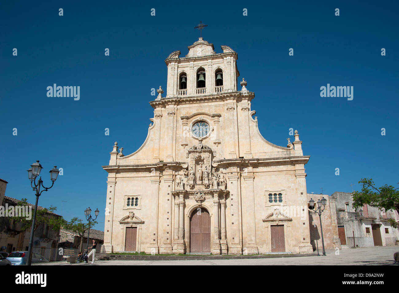 Church, San Sebastiano Martire, Ferla, Sicily, Italy , Kirche, San Sebastiano Martire, Ferla, Sizilien, Italien Stock Photo