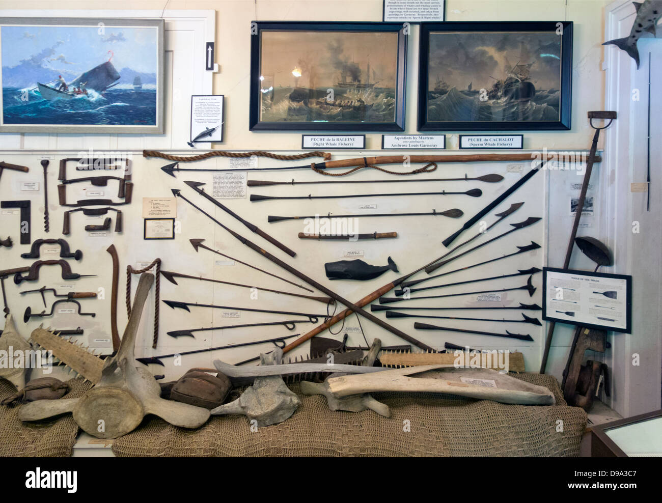 Sag Harbor Whaling Museum on Long Island Stock Photo