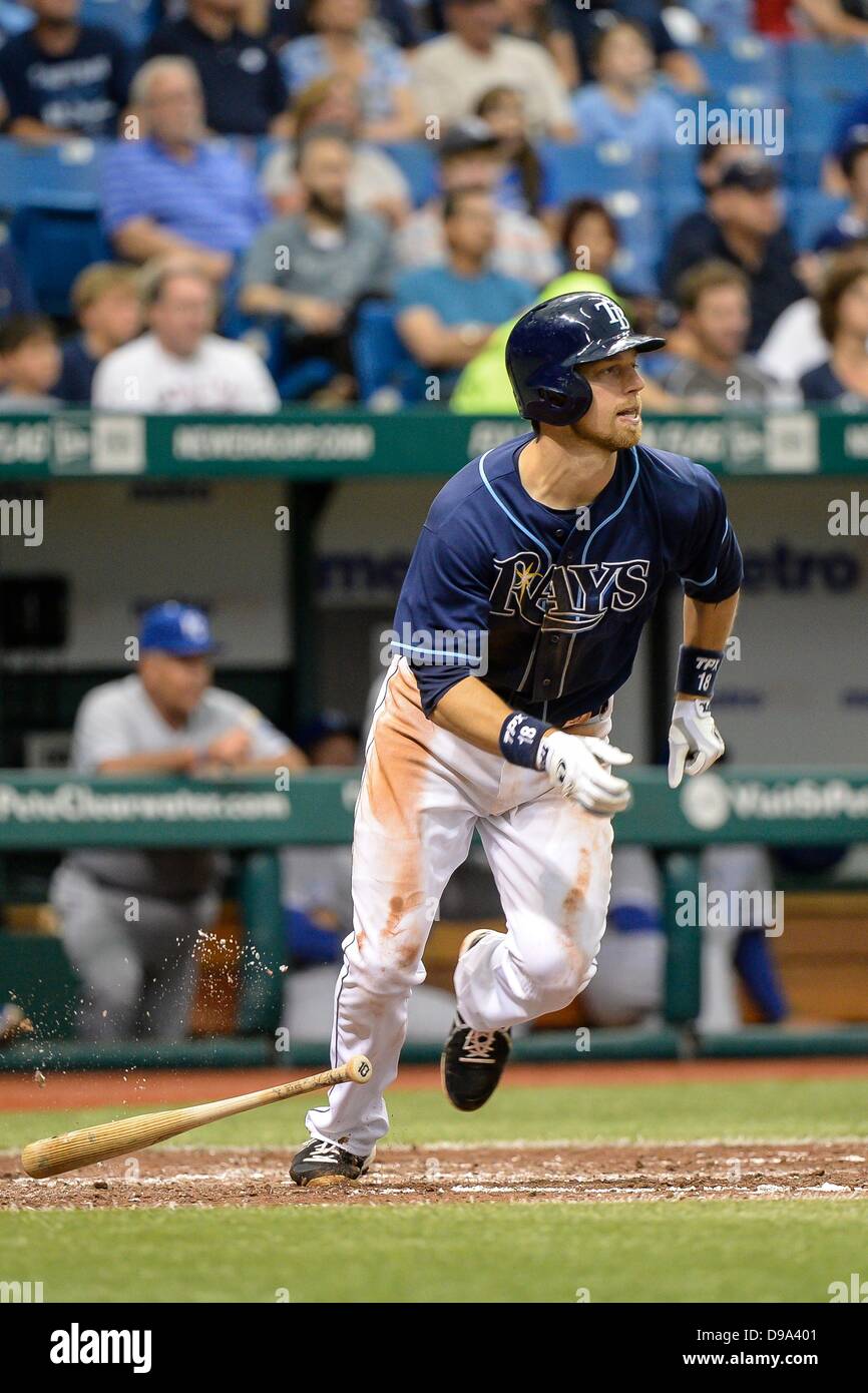 St Petersburg, Florida, USA. June 15, 2013: Tampa Bay Rays second ...