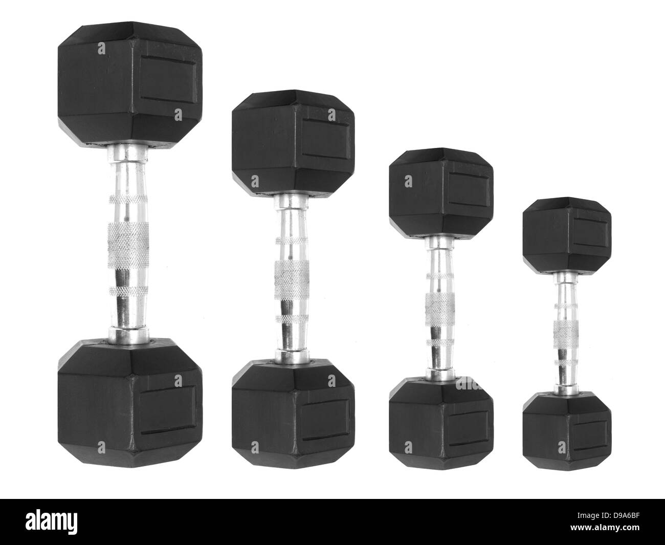 Gym weights isolated against a white background Stock Photo Alamy
