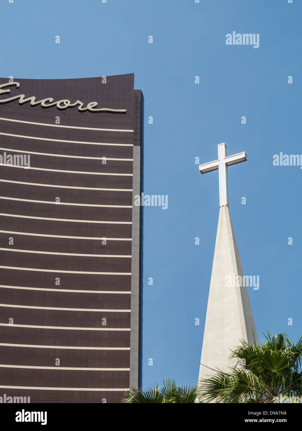Guardian Angel Cathedral Catholic Church in Las Vegas Nevada USA Stock