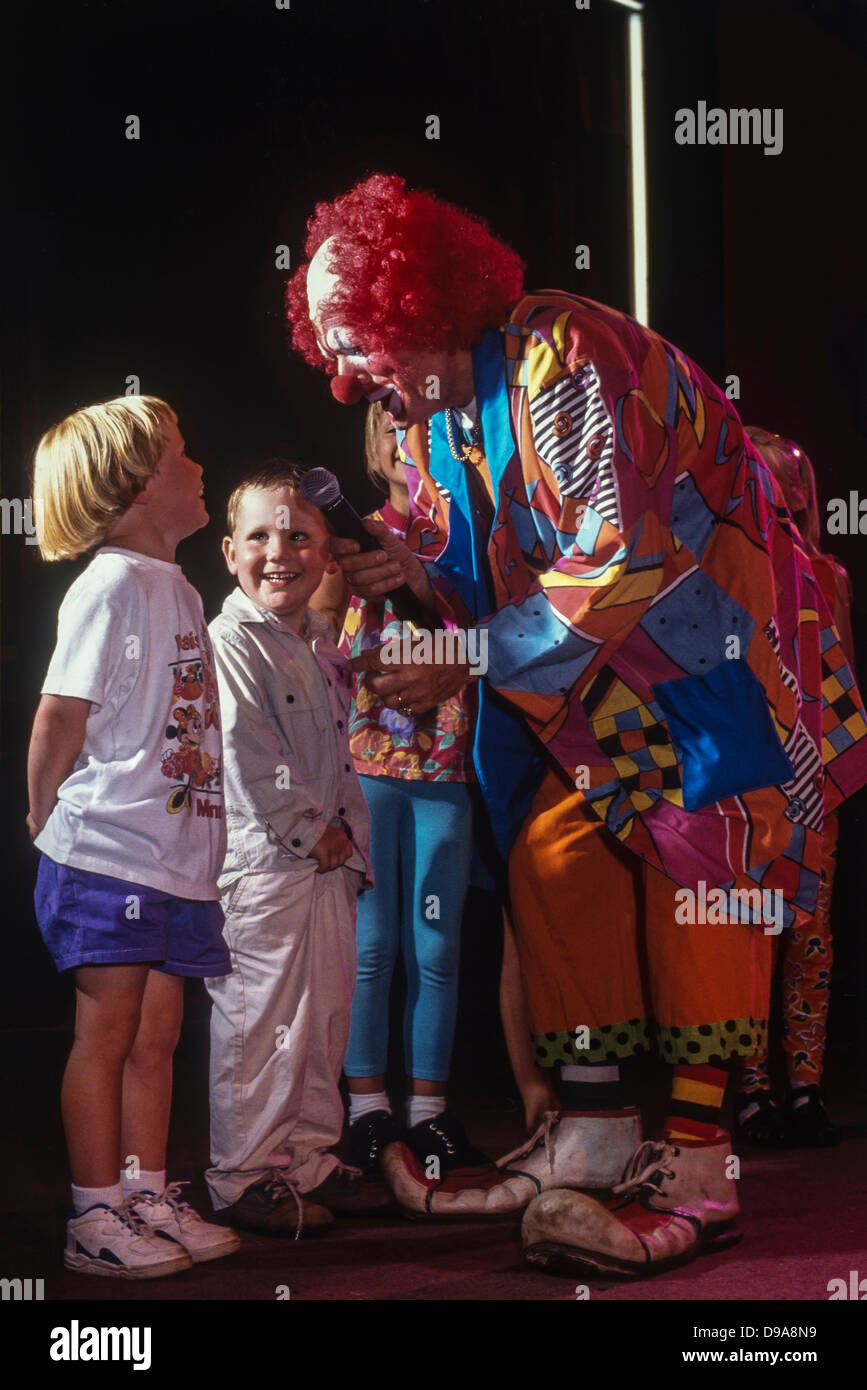 Children's seaside show at a Pontins Holiday Camp. Circa 1986 Stock Photo