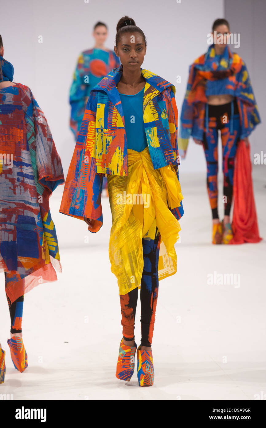 Collection by Kirandeep Bassan, Northampton University, Graduate Fashion Week Stock Photo