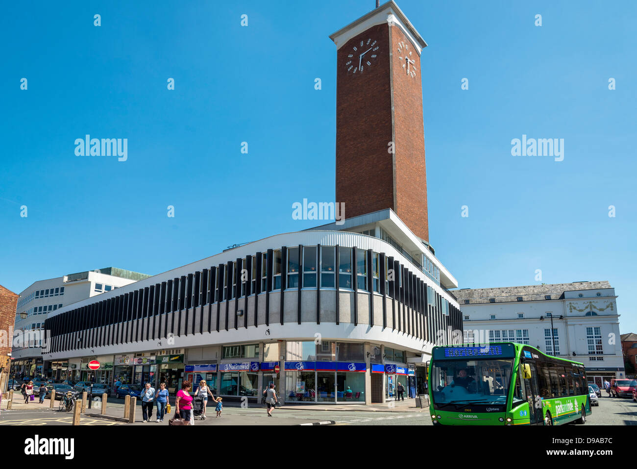 The New Market Hall in the centre of Shrewsbury Stock Photo Alamy
