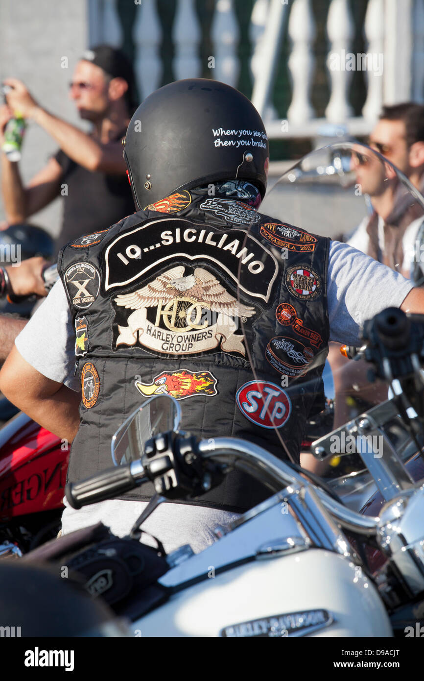 Harley Davidson motorcycles meeting 