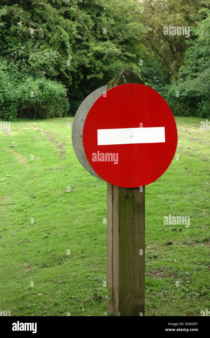No entry sign post hires stock photography and images Alamy