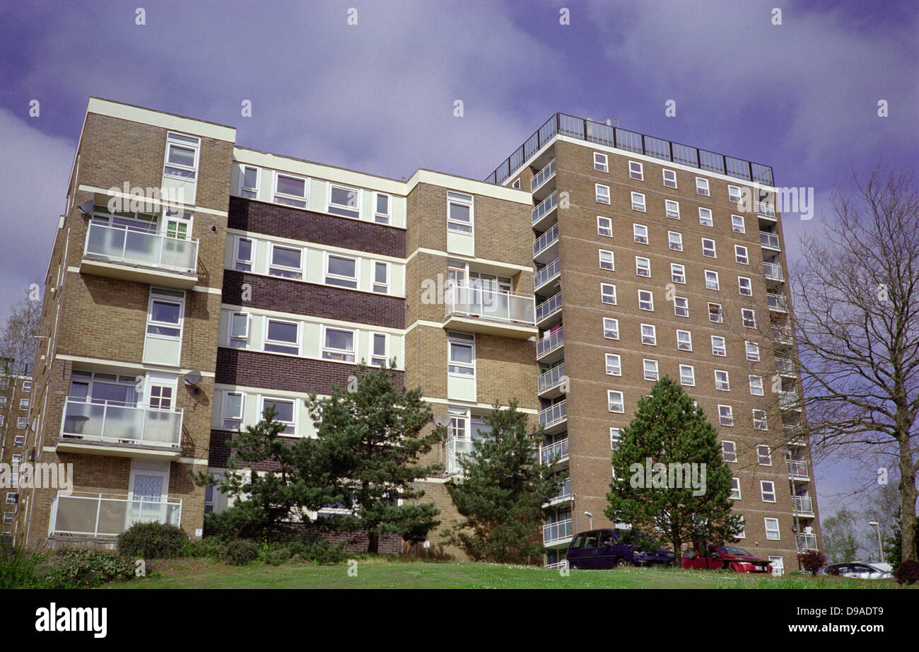 Brierley Hill High Rise Council Tower Blocks, Mill Street, Brierley