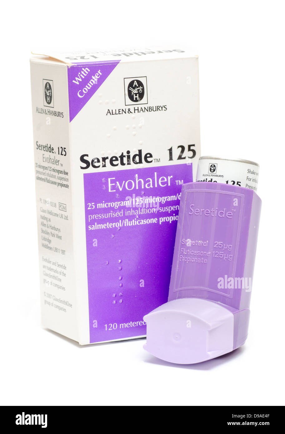 Seretide Inhaler Stock Photo - Alamy