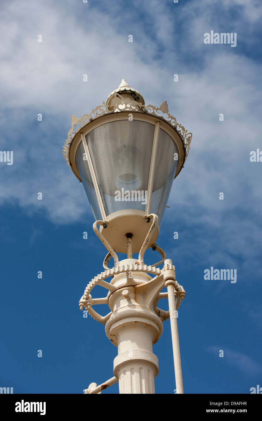 Historic dock light, Lydney Harbour Stock Photo Alamy