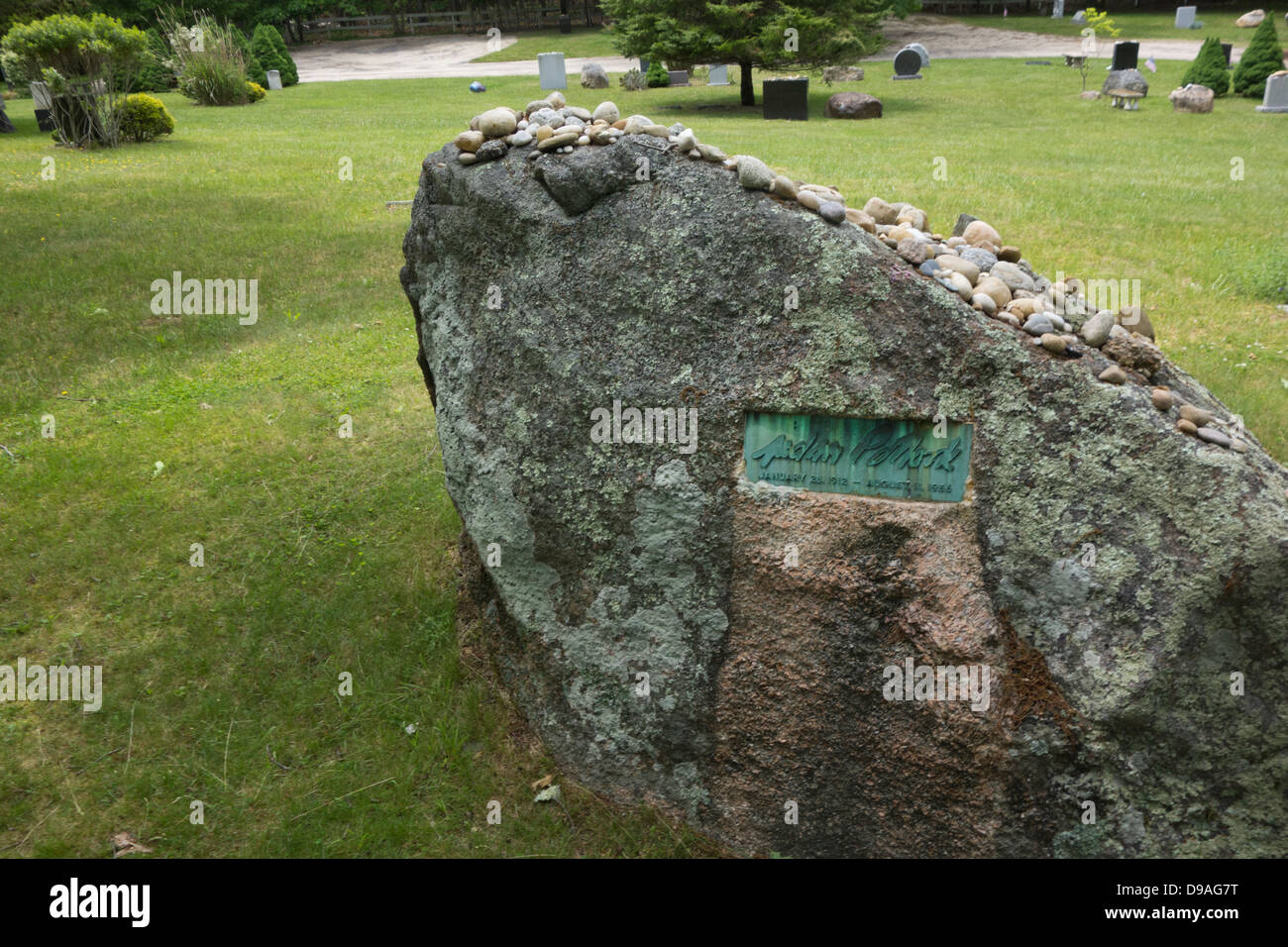 Green River Cemetery Stock Photo Alamy